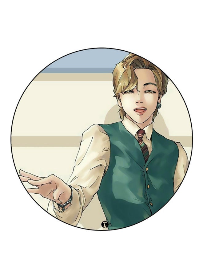 بي بي لوحة ماوس مزينة بطبعة متعدد الألوان - Image 1