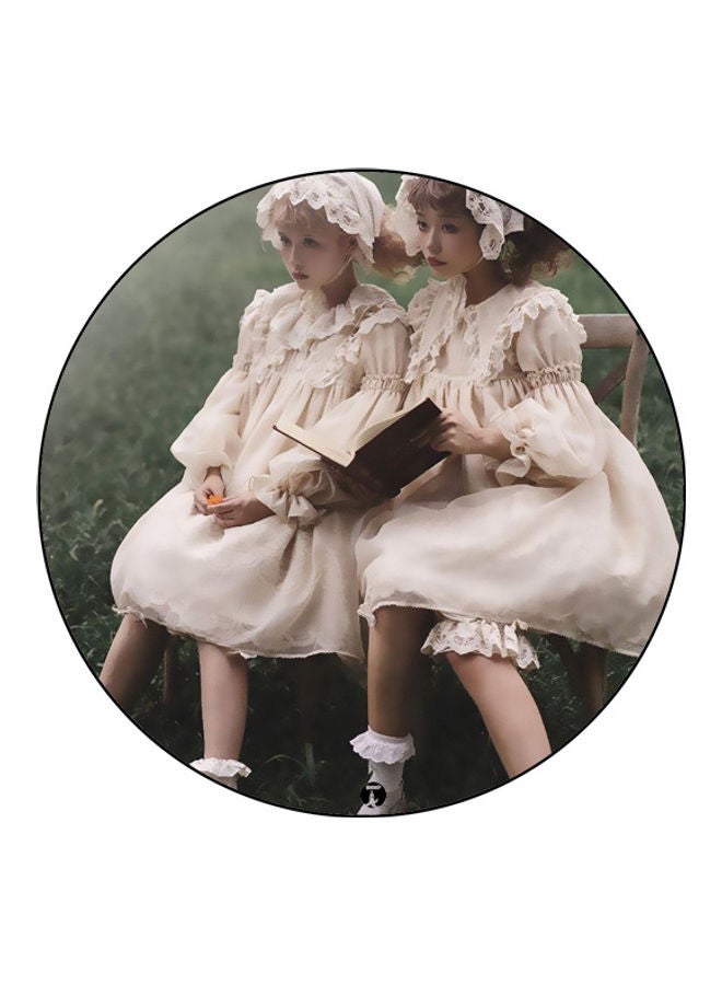 بي بي لوحة ماوس مزينة بطبعة متعدد الألوان - Image 1