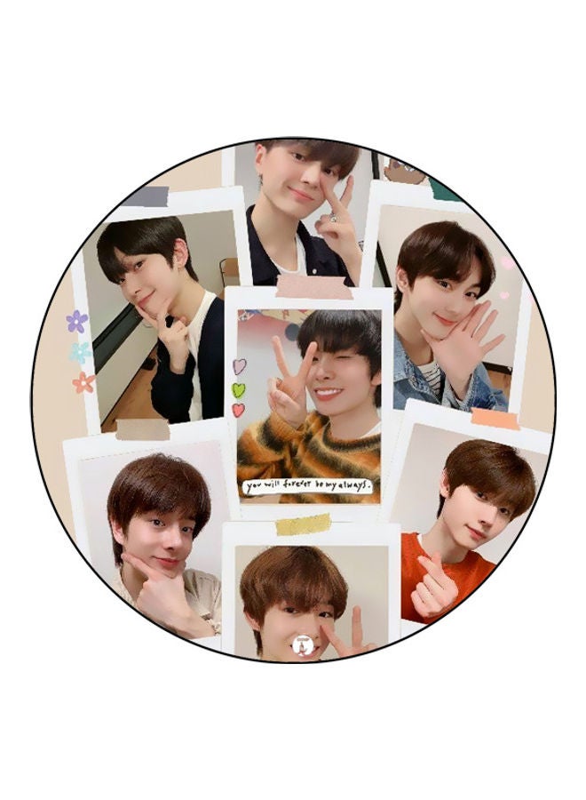 بي بي لوحة ماوس مزينة بطبعة متعدد الألوان - Image 1