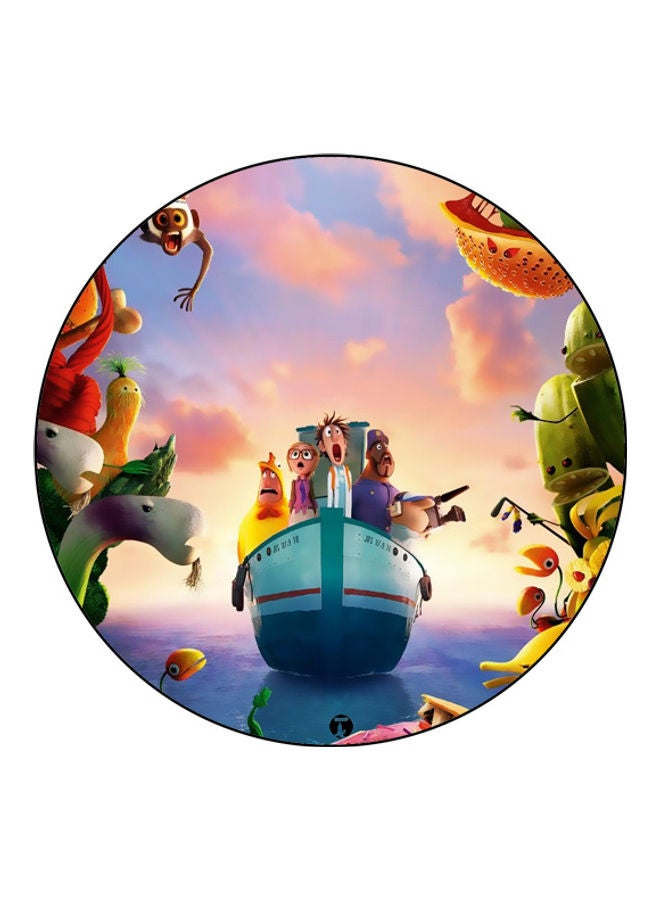 بي بي لوحة ماوس مزينة بطبعة متعدد الألوان - Image 1