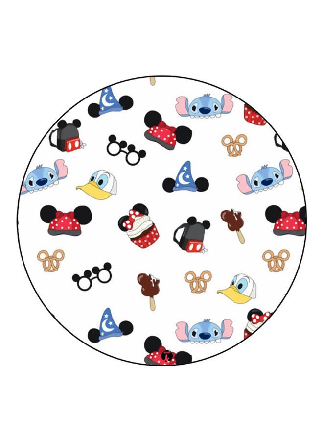 بي بي لوحة ماوس مزينة بطبعة متعدد الألوان - Image 1