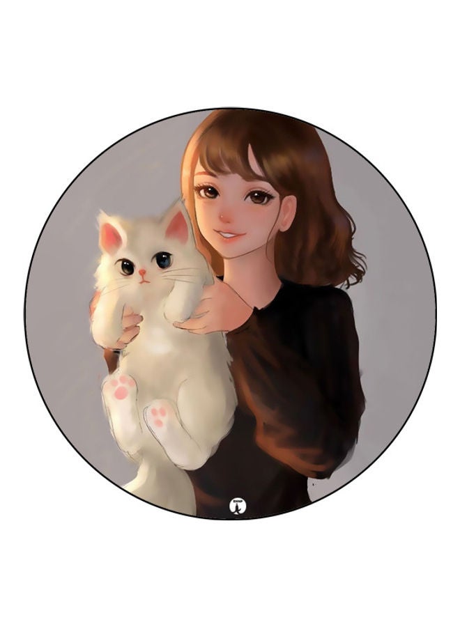 بي بي لوحة ماوس مزينة بطبعة متعدد الألوان - Image 1