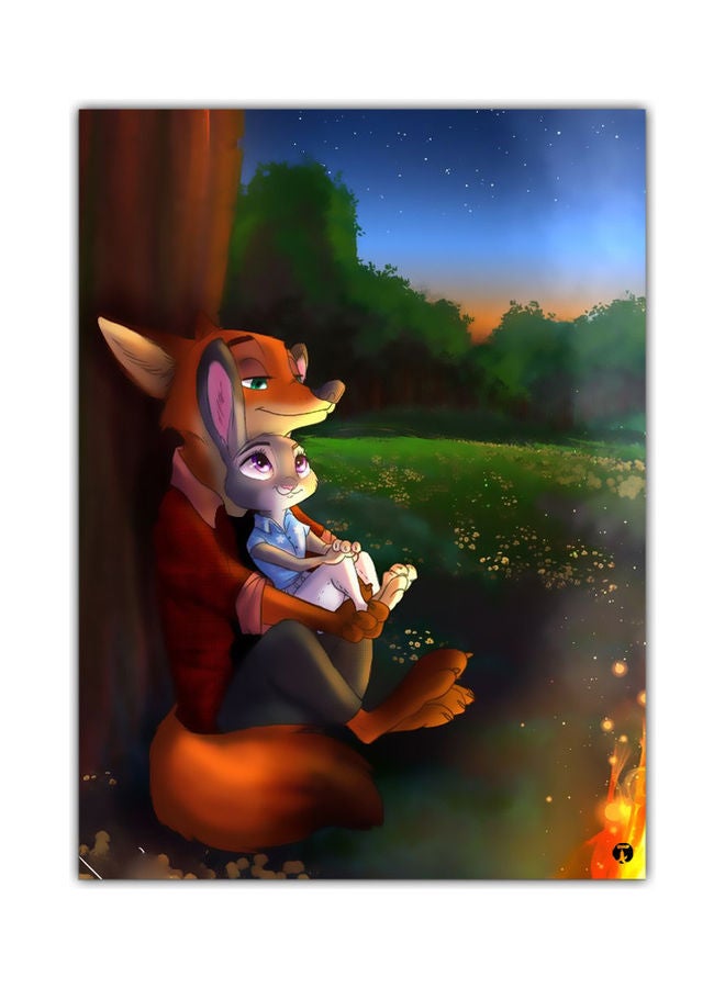 بي بي لوحة ماوس مزينة بطبعة متعدد الألوان - Image 1