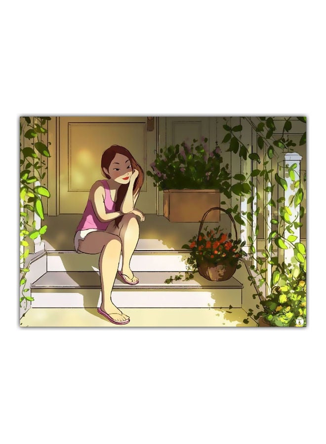 بي بي لوحة ماوس مزينة بطبعة متعدد الألوان - Image 1