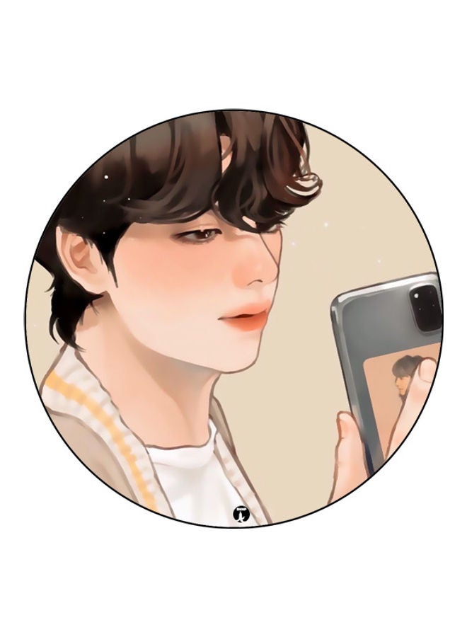 بي بي لوحة ماوس مزينة بطبعة متعدد الألوان - Image 1