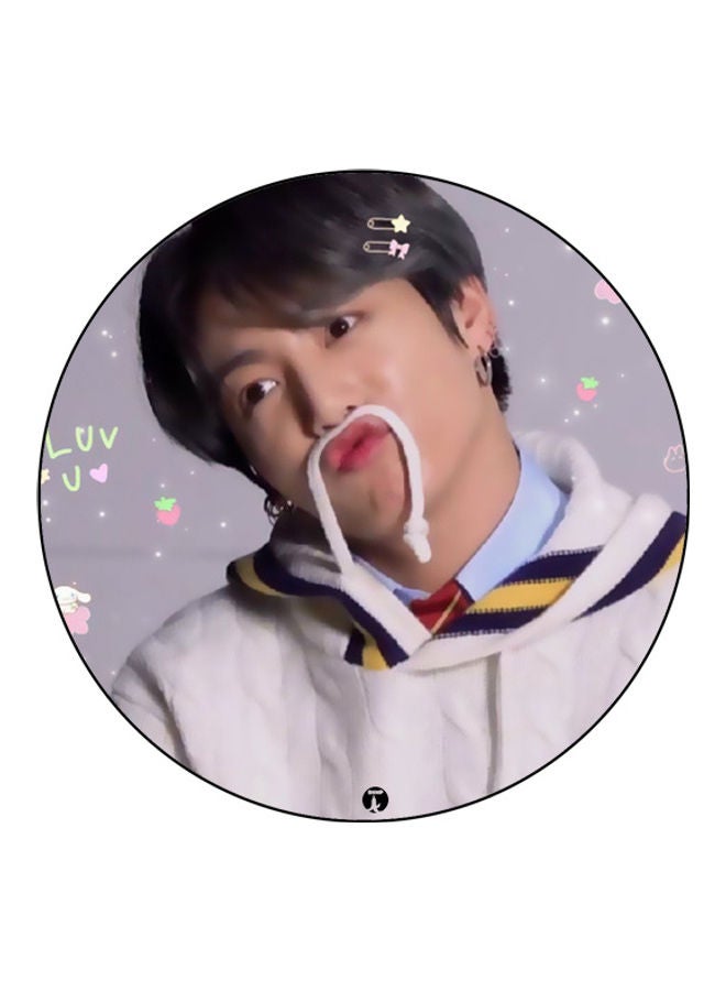 بي بي لوحة ماوس مزينة بطبعة متعدد الألوان - Image 1