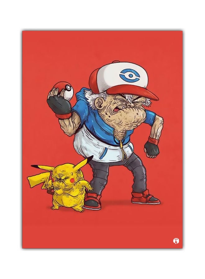 بي بي لوحة ماوس مزينة بطبعة متعدد الألوان - Image 1