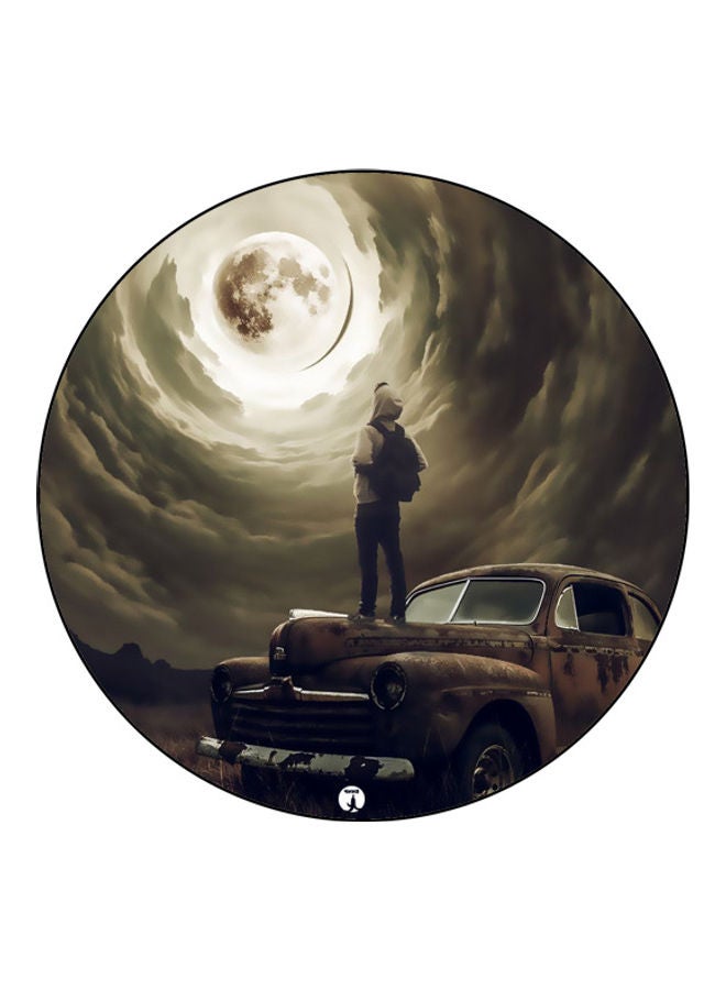 بي بي لوحة ماوس مزينة بطبعة متعدد الألوان - Image 1