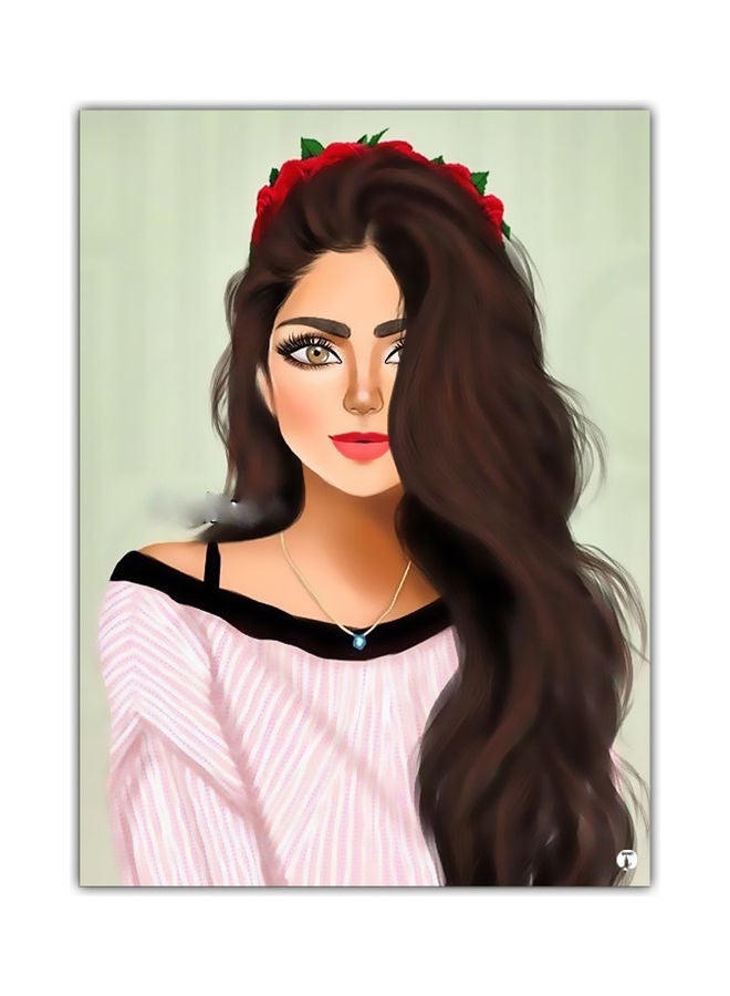 بي بي لوحة ماوس مزينة بطبعة متعدد الألوان - Image 1