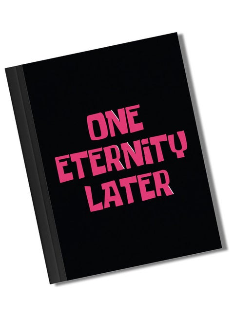 A4 Size Funny Meme Later Design Hard Bind Notebook Black