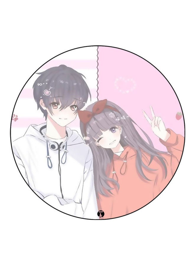 بي بي لوحة ماوس مزينة بطبعة متعدد الألوان - Image 1