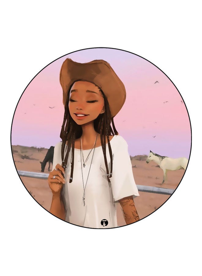 بي بي لوحة ماوس مزينة بطبعة متعدد الألوان - Image 1