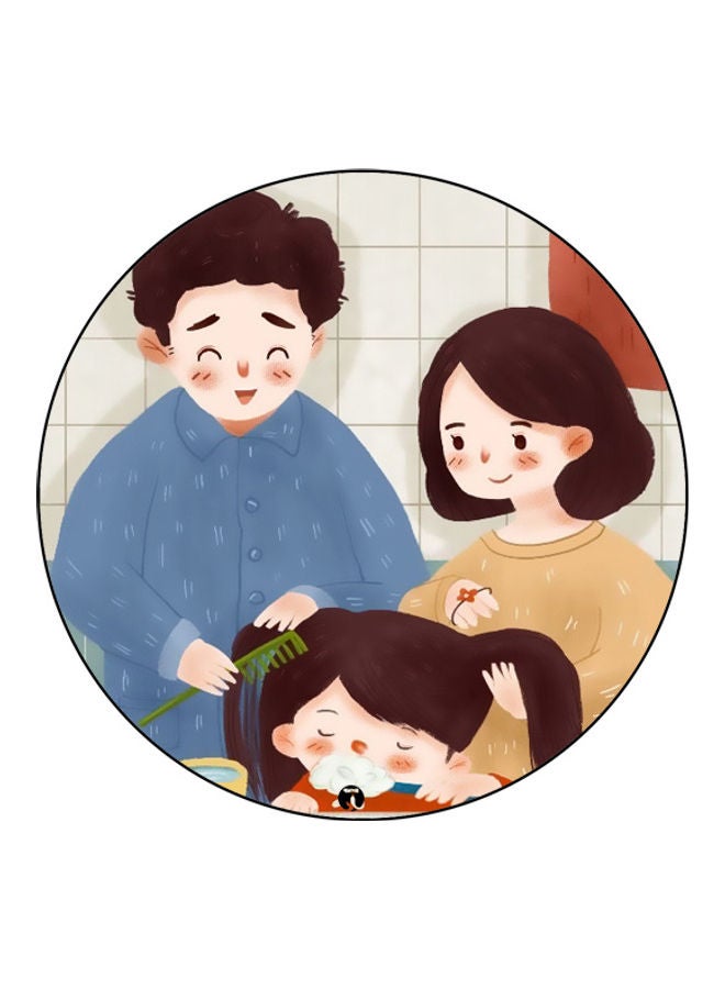 بي بي لوحة ماوس مزينة بطبعة متعدد الألوان - Image 1