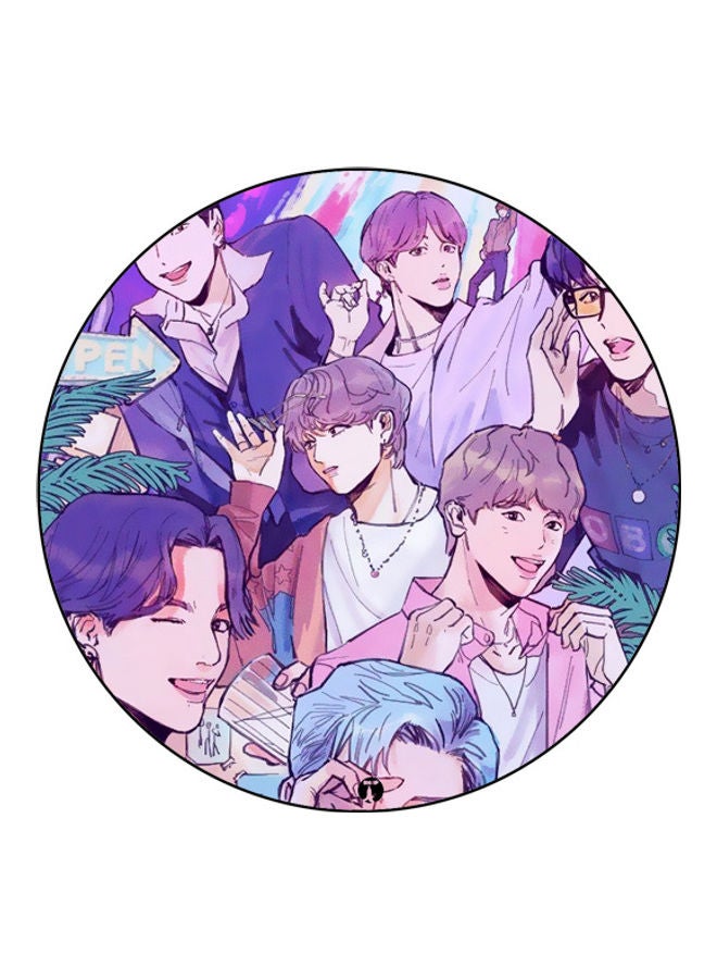 بي بي لوحة ماوس مزينة بطبعة متعدد الألوان - Image 1