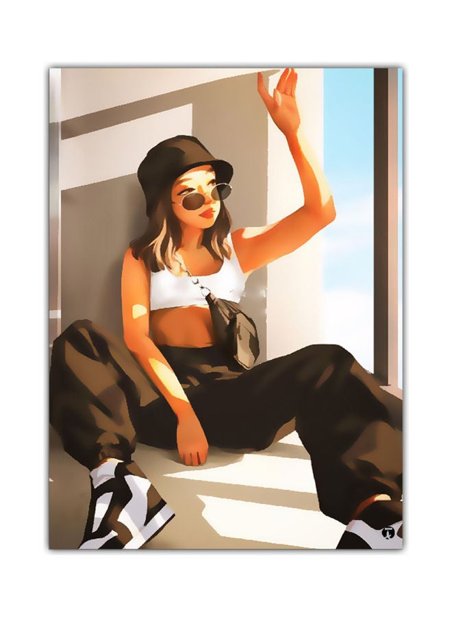 بي بي لوحة ماوس مزينة بطبعة متعدد الألوان - Image 1