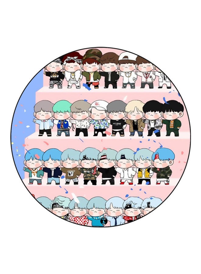 بي بي لوحة ماوس مزينة بطبعة متعدد الألوان - Image 1