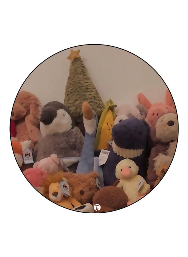 بي بي لوحة ماوس مزينة بطبعة متعدد الألوان - Image 1