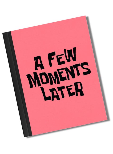 A4 Size Meme Design Hard Bind Notebook Pink