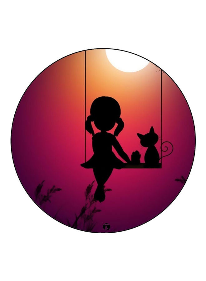 بي بي لوحة ماوس مزينة بطبعة متعدد الألوان - Image 1