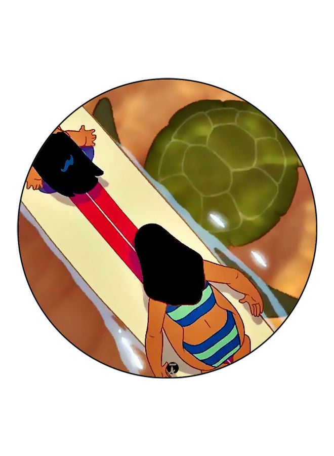 بي بي لوحة ماوس مزينة بطبعة متعدد الألوان - Image 1