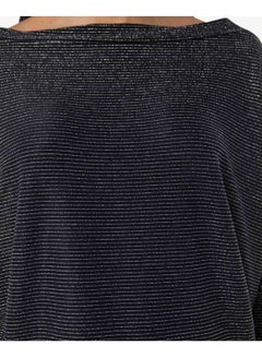R&B Drop Shoulder Top Black  - Image 5