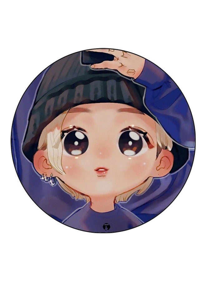 بي بي لوحة ماوس مزينة بطبعة متعدد الألوان - Image 1