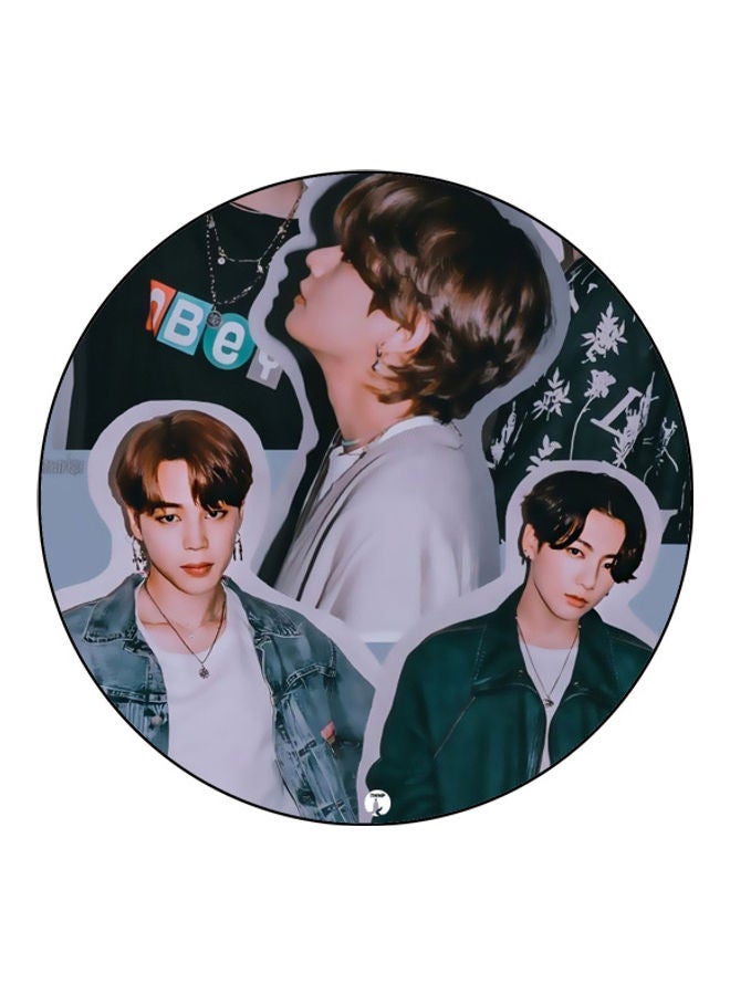 بي بي لوحة ماوس مزينة بطبعة متعدد الألوان - Image 1