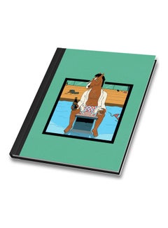 A5 Size Bojack Horseman In Shorts Hard Bind Notebook Multicolour