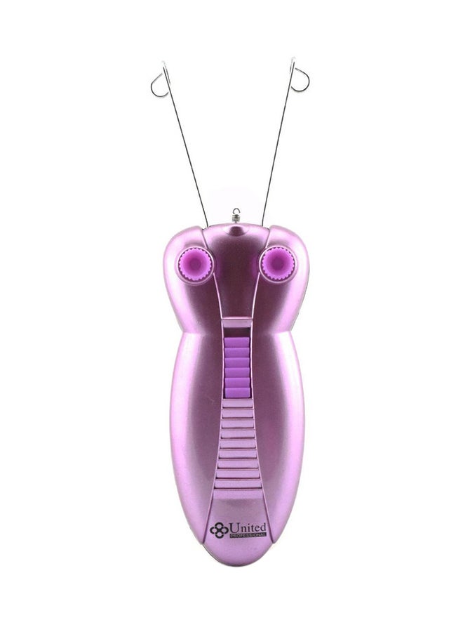 United Face Hair Epilator With LED Light Purple 250grams - Image 1