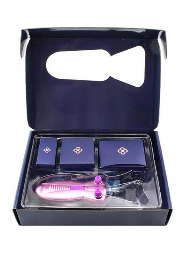 United Face Hair Epilator With LED Light Purple 250grams - Image 3
