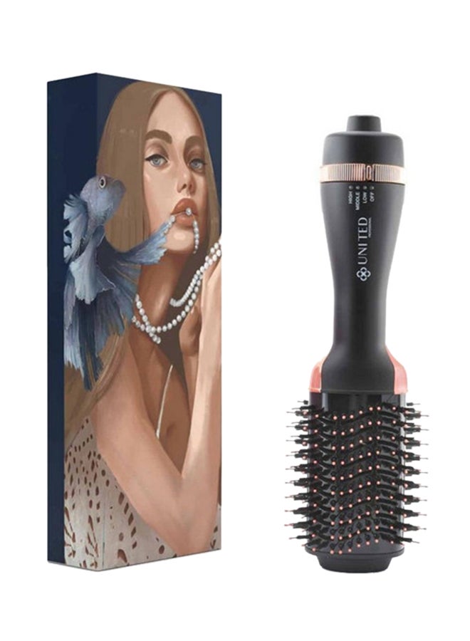 United Hair Styler With 3 Speed Function Black/Gold 450grams  - Image 5