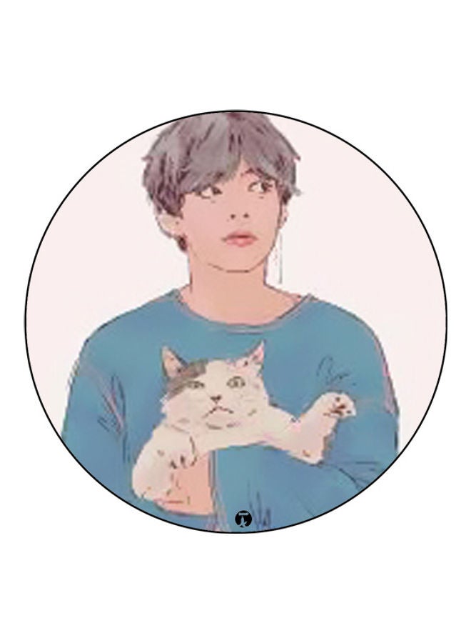 بي بي لوحة ماوس مزينة بطبعة متعدد الألوان - Image 1