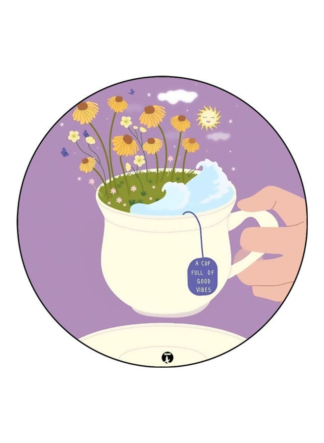 بي بي لوحة ماوس مزينة بطبعة متعدد الألوان - Image 1