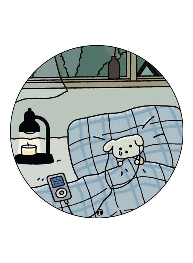 بي بي لوحة ماوس مزينة بطبعة متعدد الألوان - Image 1