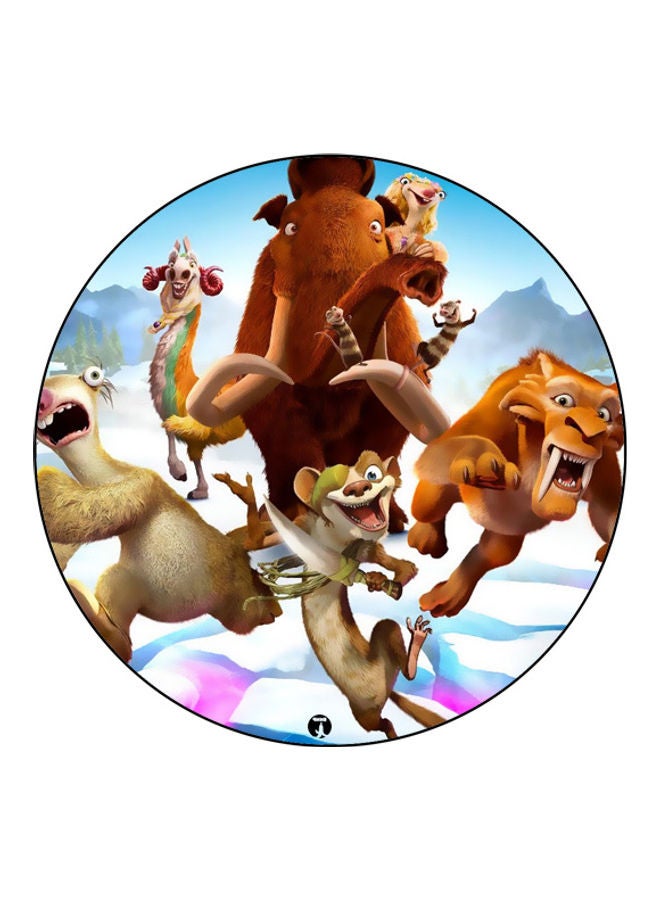 بي بي لوحة ماوس مزينة بطبعة متعدد الألوان - Image 1