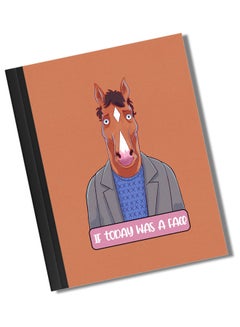 A4 Size Bojack Horseman Netflix Design Hard Bind Notebook Multicolour