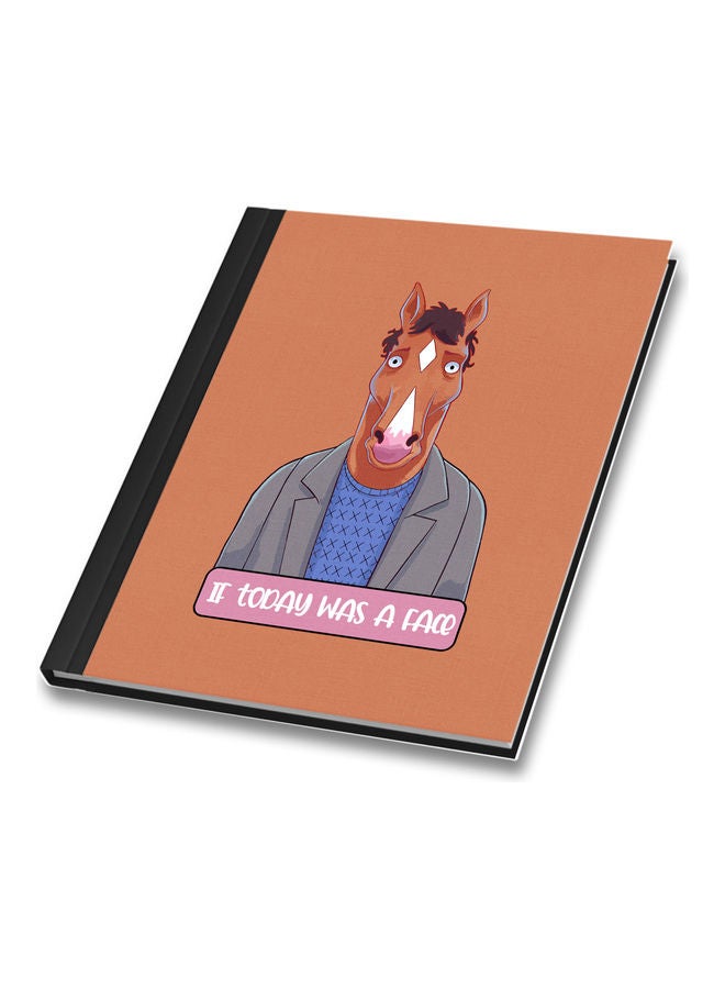 LIT - A4 Size Bojack Horseman Netflix Design Hard Bind Notebook Multicolour - Image 1