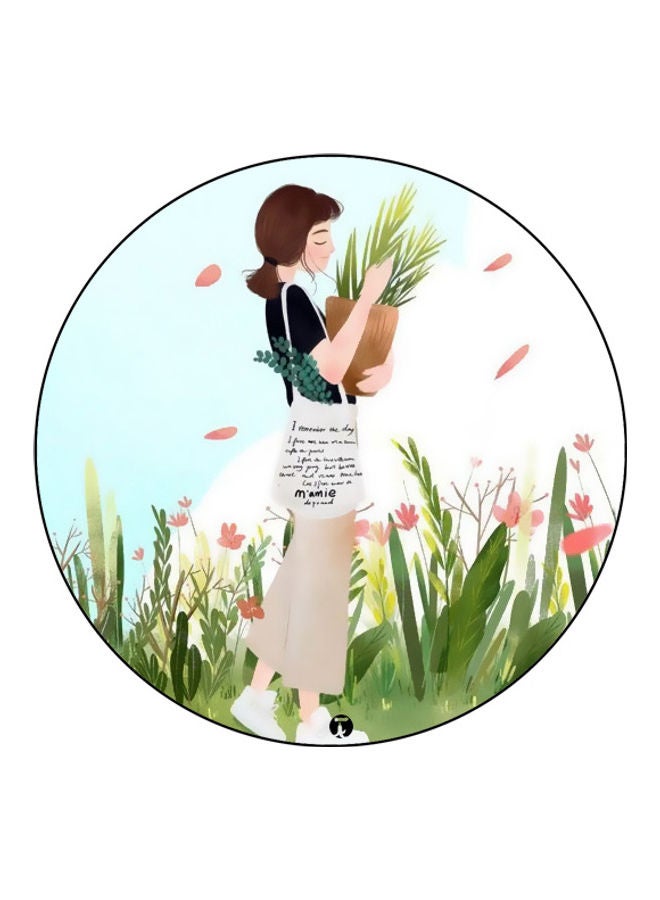 بي بي لوحة ماوس مزينة بطبعة متعدد الألوان - Image 1