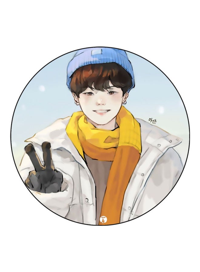 بي بي لوحة ماوس مزينة بطبعة متعدد الألوان - Image 1