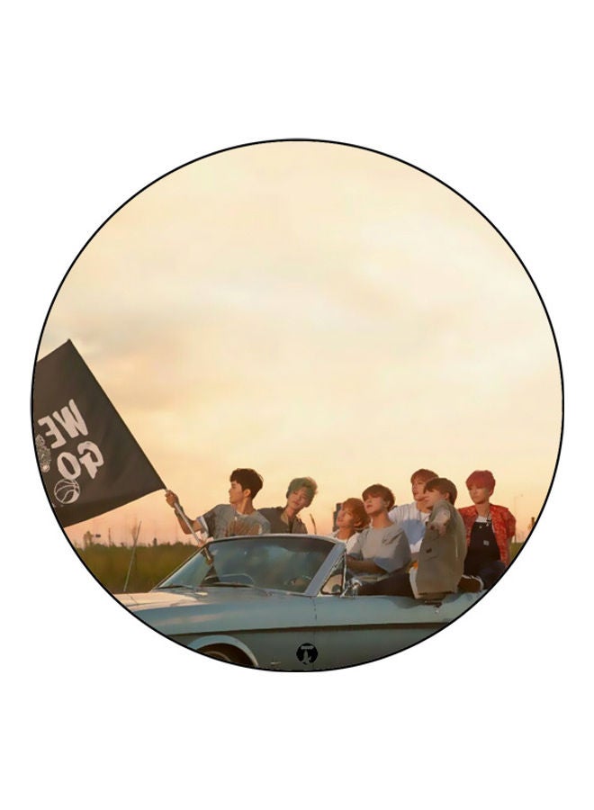 بي بي لوحة ماوس مزينة بطبعة متعدد الألوان - Image 1