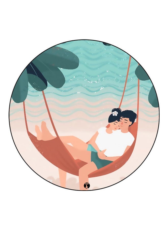 بي بي لوحة ماوس مزينة بطبعة متعدد الألوان - Image 1