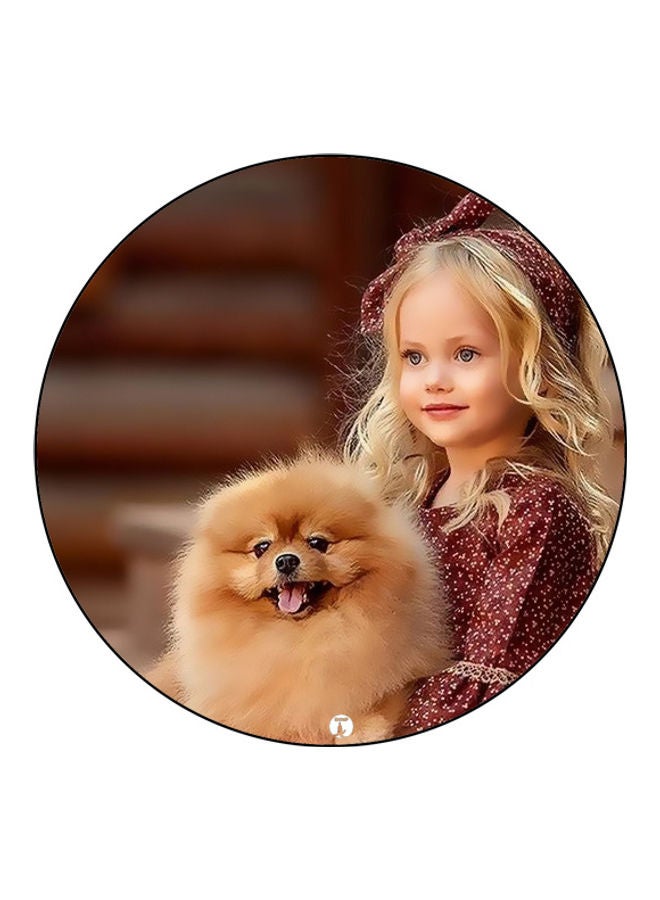 بي بي لوحة ماوس مزينة بطبعة متعدد الألوان - Image 1