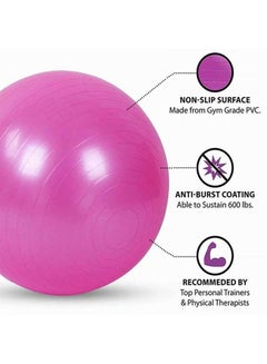 Fitness World Yoga Exercise Swiss Ball 75cm  - Image 2