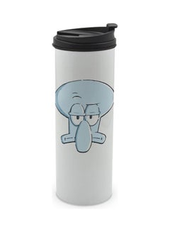 LIT Squidward Face Squidward from Spongebob Design Travel Tumbler Multicolour 300ml  - Image 1