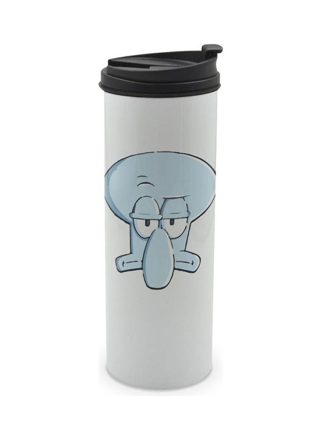 LIT - Squidward Face Squidward from Spongebob Design Travel Tumbler Multicolour 300ml - Image 1
