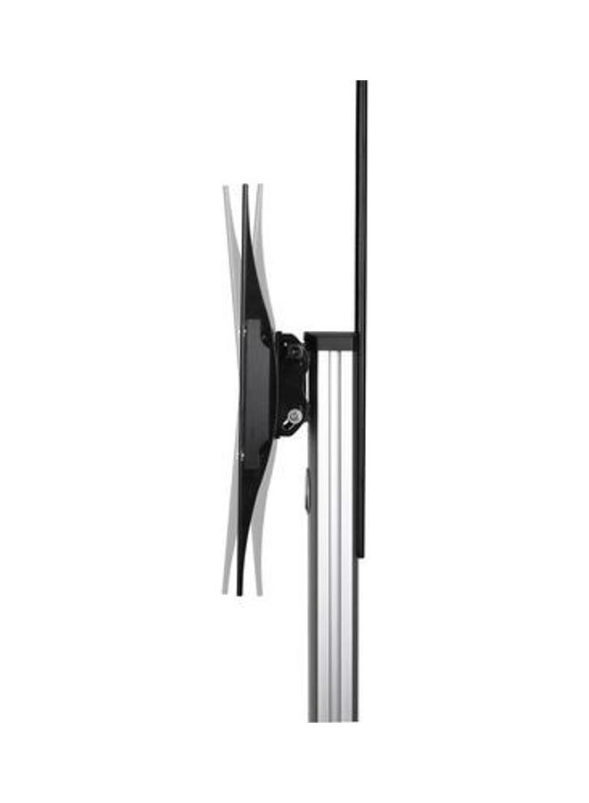 Brateck - Manual Lifting Height Adjustable TV Stand Silver - Image 1