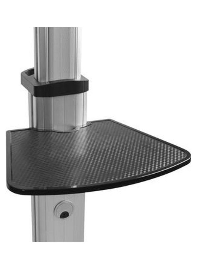 Brateck - Manual Lifting Height Adjustable TV Stand Silver - Image 1
