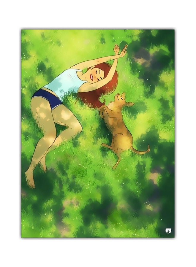 بي بي لوحة ماوس مزينة بطبعة متعدد الألوان - Image 1