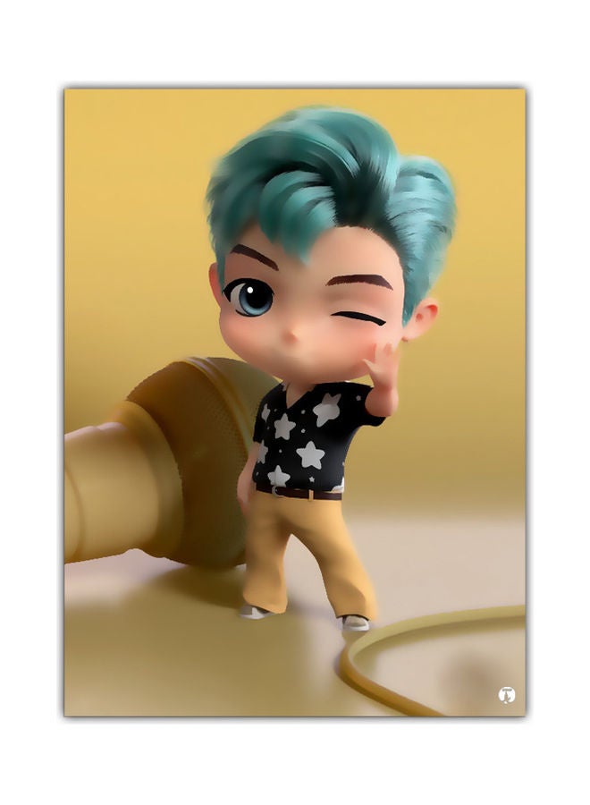 بي بي لوحة ماوس مزينة بطبعة متعدد الألوان - Image 1