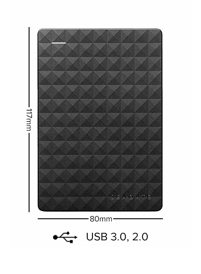 سيجيت - محرك أقراص صلبة إكسبانشن خارجي ومحمول بمنفذ USB 3.0 لجهاز الكمبيوتر أو اللابتوب مزود بخاصية استعادة البيانات حتى 3 سنوات، طراز (STEA1000400) 1.0 TB - Image 1